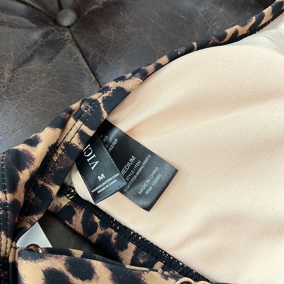 NWT Vici Leopard Print High Waist Bikini sz M - Picture 3 of 4